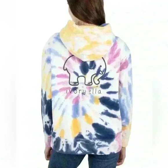 Ivory‎ ella tie-dye hoodie women’s size Medium - Picture 1 of 5